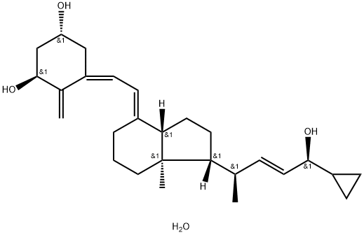 CALCIPOTRIOL MONOHYDRATE,147657-22-5,结构式
