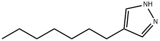 4-庚基吡唑, 14766-44-0, 结构式