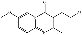 3-(2-Chloroethyl)-7-methoxy-2-methyl-4H-pyrido[1,2-a]pyrimidin-4-one Structure