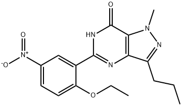 5-(2-Ethoxy-5-nitrophenyl)-1,6-dihydro-1-Methyl-3-propyl-7H-pyrazolo[4,3-d]pyriMidin-7-one Structure