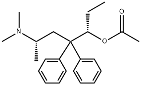[(3S,6S)-6-dimethylamino-4,4-diphenyl-heptan-3-yl] acetate Struktur