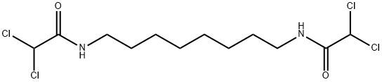 N,N'-OCTAMETHYLENEBIS(DICHLOROACETAMIDE) Struktur