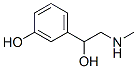 rac-(R*)-3-ヒドロキシ-α-[(メチルアミノ)メチル]ベンゼンメタノール 化学構造式