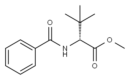 D-VALINE, N-BENZOYL-3-METHYL-, METHYL ESTER Structure