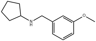 N-(3-甲氧基苄基)环戊胺, 147724-24-1, 结构式