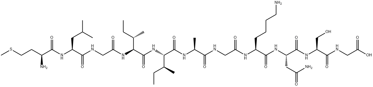 アミロイドΒ-タンパク (35-25) 化学構造式