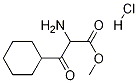 2-氨基-3-环已基-3-氧代-丙酸甲酯盐酸盐, 147745-20-8, 结构式