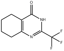 2-(トリフルオロメチル)-5,6,7,8-テトラヒドロキナゾリン-4-オール 化学構造式