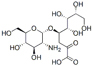 4-O-(2-amino-2-deoxy-alpha-glucopyranosyl)-3-deoxy-manno-2-octulosonic acid Structure