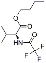 N-(Trifluoroacetyl)-L-valine butyl ester Structure
