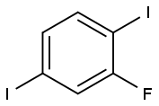 1,4-DIIODO-2-FLUOROBENZENE Struktur