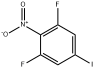 4-碘-2,6-二氟硝基苯 结构式