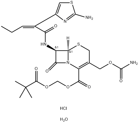 Cefcapene pivoxil hydrochloride Struktur