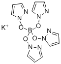 テトラキス(1-ピラゾリル)ほう酸カリウム 化学構造式