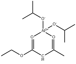 ジイソプロポキシアルミニウム3-エトキシカルボニル-2-プロペン-2-イルオキシド 化学構造式