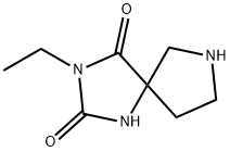 3-ethyl-1,3,7-triazaspiro[4.4]nonane-2,4-dione Structure