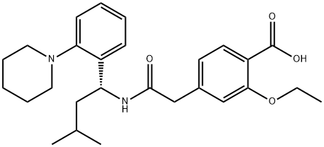 (R)-(-)-瑞格列奈,147852-26-4,结构式