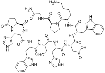 LHRH (ランプレイIII) 化学構造式