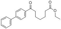7-(4-ビフェニル)-7-オキソヘプタン酸エチル 化学構造式
