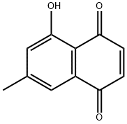 7-甲基-5-羟基萘醌,14787-38-3,结构式