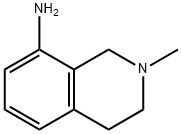 2-methyl-1,2,3,4-tetrahydroisoquinolin-8-amine 化学構造式