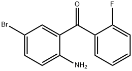 2-Amino-2'-fluoro-5-bromobenzophenone Struktur