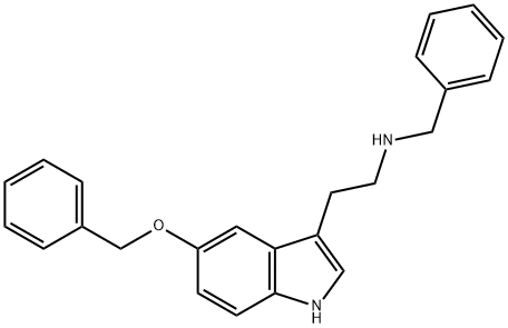 N,O-Dibenzyl Serotonin Structure