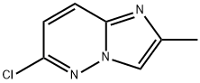 6-クロロ-2-メチルイミダゾ[1,2-b]ピリダジン 化学構造式