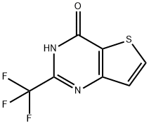 2-三氟甲基噻吩并[3,2-D]嘧啶-4(3H)-酮 结构式