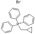 (シクロプロピルメチル)トリフェニルホスホニウムブロミド 化学構造式