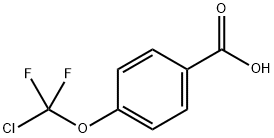 4-(DIFLUOROCHLOROMETHOXY)BENZOIC ACID Struktur