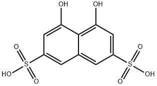 1,8-Dihydroxynaphthylene-3,6-disulfonic acid Structure
