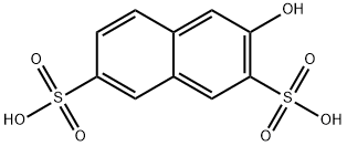 2-萘酚-3,6-二磺酸,148-75-4,结构式