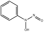 N-ヒドロキシ-N-ニトロソベンゼンアミン 化学構造式