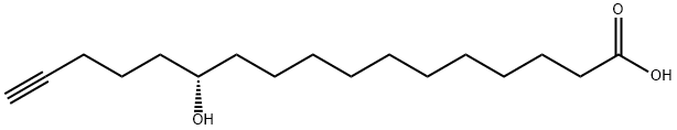 12(S)-HYDROXY-16-HEPTADECYNOIC ACID, 148019-74-3, 结构式