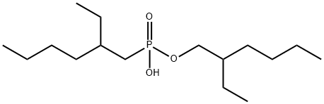 2-ethylhexyl hydrogen -2-ethylhexylphosphonate  Struktur