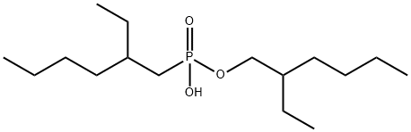 2-ethylhexyl hydrogen -2-ethylhexylphosphonate Structure