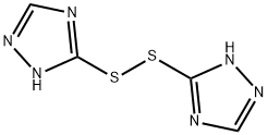 3,3'-dithiobis(1H-1,2,4-triazole) Struktur