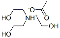 トリエタノールアミン・酢酸 化学構造式