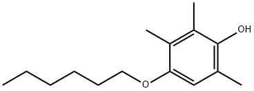 1-O-Hexyl-2,3,5-trimethylhydroquinone Structure