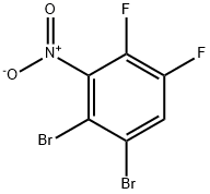 2,3-二溴-5,6-二氟硝基苯,1481-57-8,结构式
