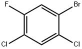 1-ブロモ-2,4-ジクロロ-5-フルオロベンゼン 化学構造式
