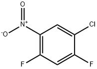 1-クロロ-2,4-ジフルオロ-5-ニトロベンゼン 化学構造式