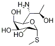 メチル6-アミノ-6,8-ジデオキシ-1-チオ-D-erythro-α-D-galacto-オクトピラノシド 化学構造式