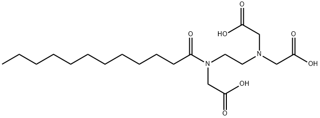 月桂酰乙二胺三乙酸,148124-42-9,结构式