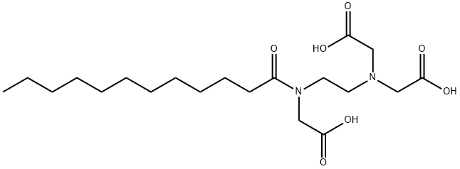 LAUROYL ETHYLENEDIAMINE TRIACETIC ACID Structure