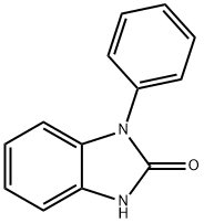 1-フェニル-2,3-ジヒドロ-1H-ベンゾイミダゾール-2-オン 化学構造式