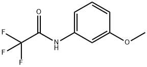 AcetaMide, 2,2,2-trifluoro-N-(3-Methoxyphenyl)- 化学構造式