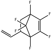 1,2,3,4,7,7-Hexafluoro-5-vinylbicyclo[2.2.1]hept-2-ene Struktur