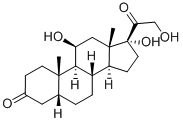 11-BETA,17-ALPHA,21-TRIHYDROXY-5-BETA-PREGNANE-3,20-DIONE Structure